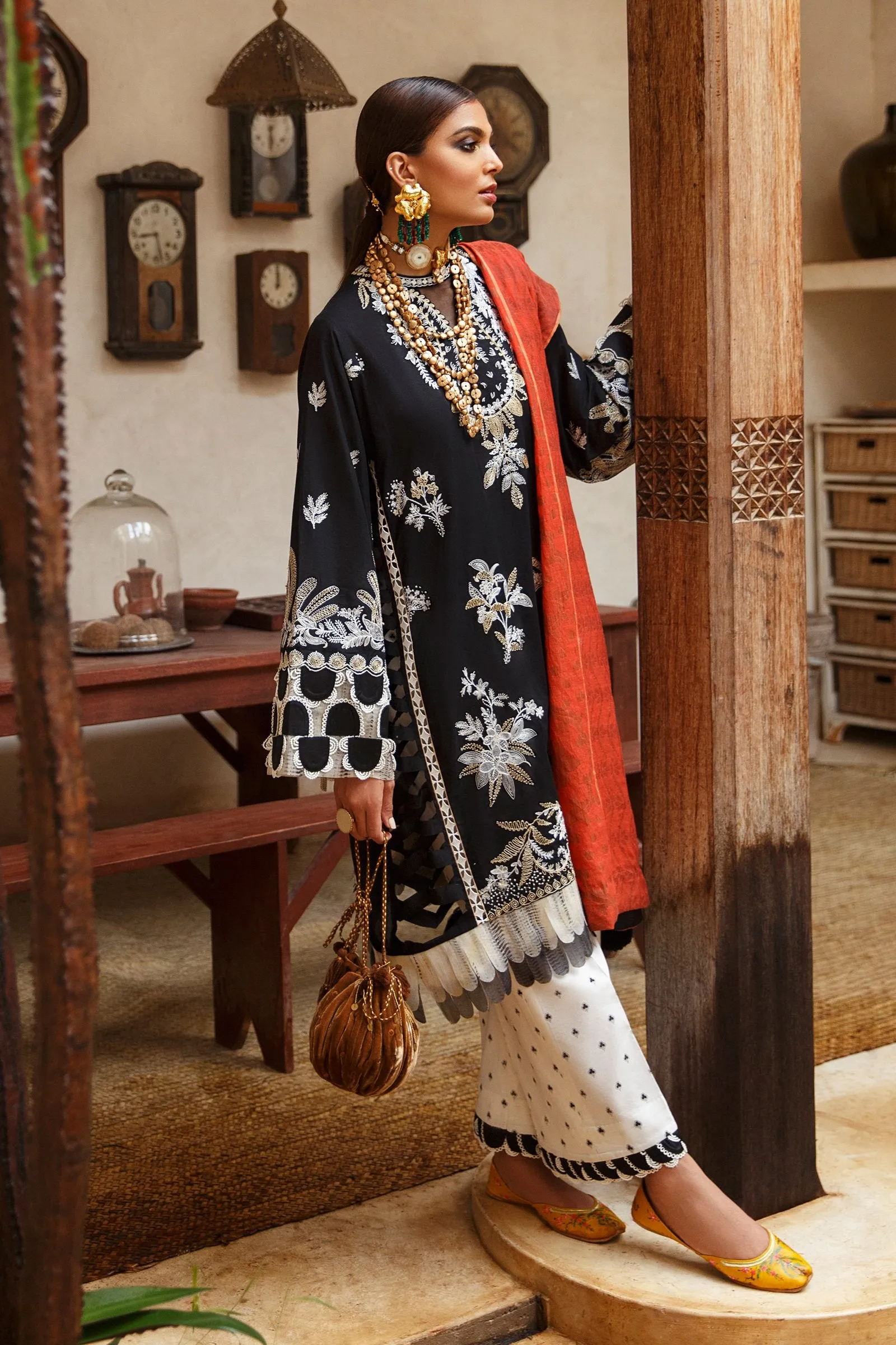 Élan Luxury Lawn Collection 2020 – EL-13 A (KESI)