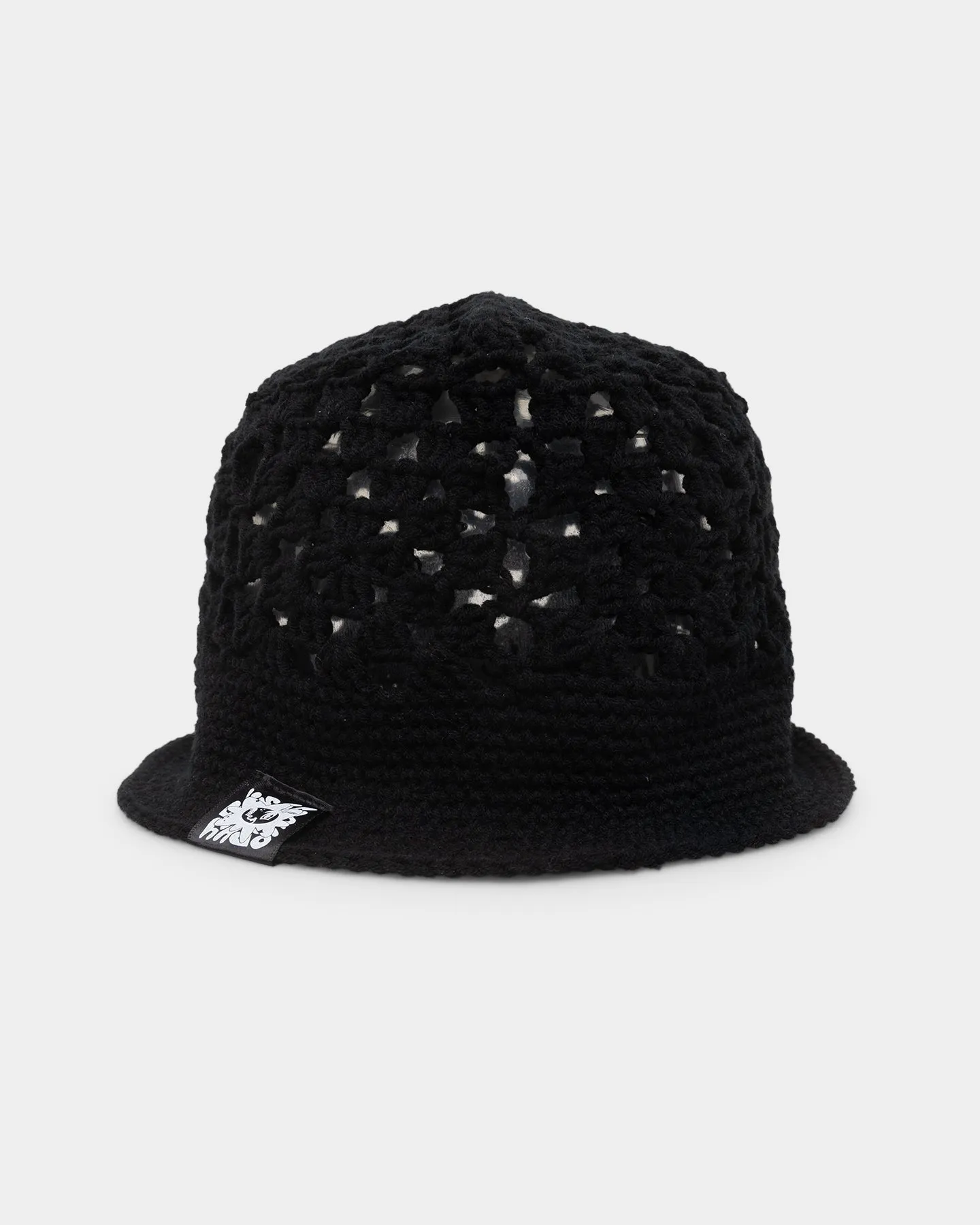 Loiter Crochet Bucket Hat Black