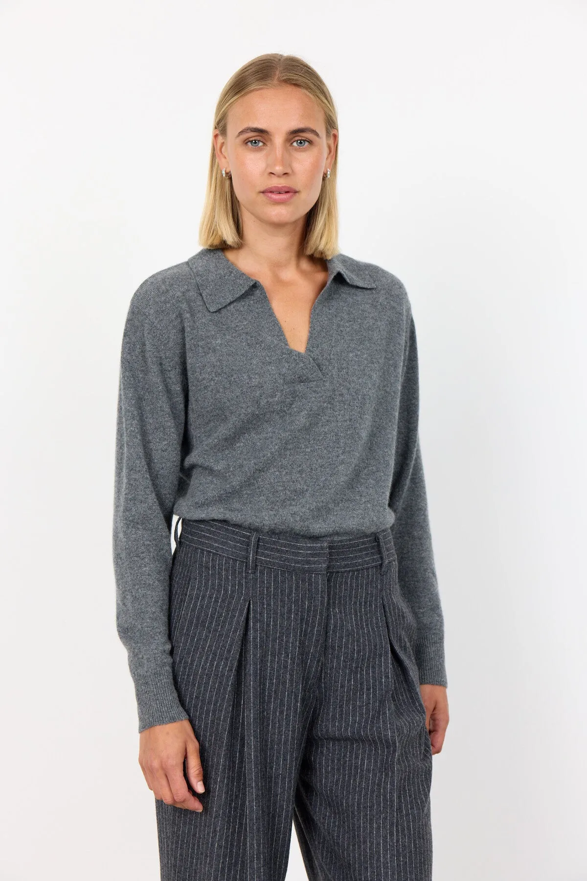 LR-ELOISE 5 Knit Dark grey