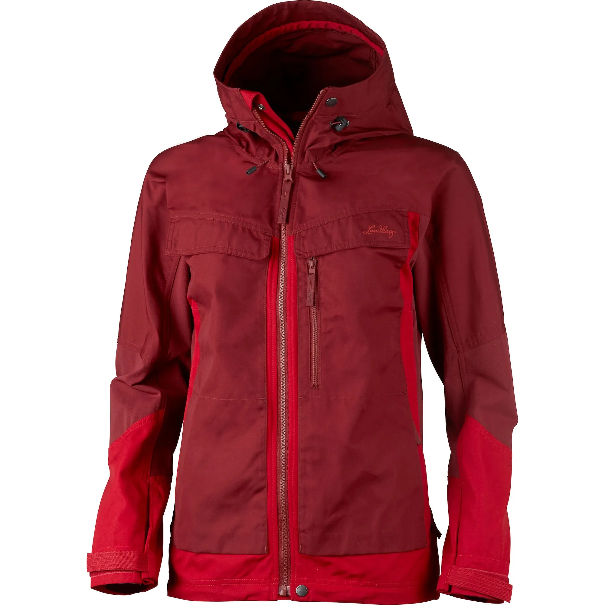 Lundhags Women&#x27;s Authentic Jacket Red/Dark Red | Buy Lundhags Women&#x27;s Authentic Jacket Red/Dark Red here | Outnorth