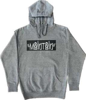 Maintain Black Box Remix  Grey Hoodie