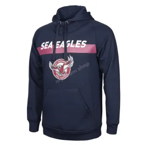 MANLY SEA EAGLES MENS NRL FLEECE HOODIE