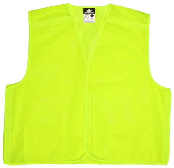 MCR Safety Lime Green, Mesh, Breakaway S