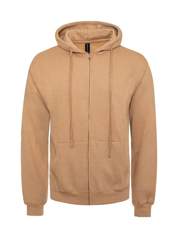 Men's Zipper Fleece Hoodie