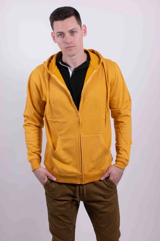 Men's Zipper Fleece Hoodie