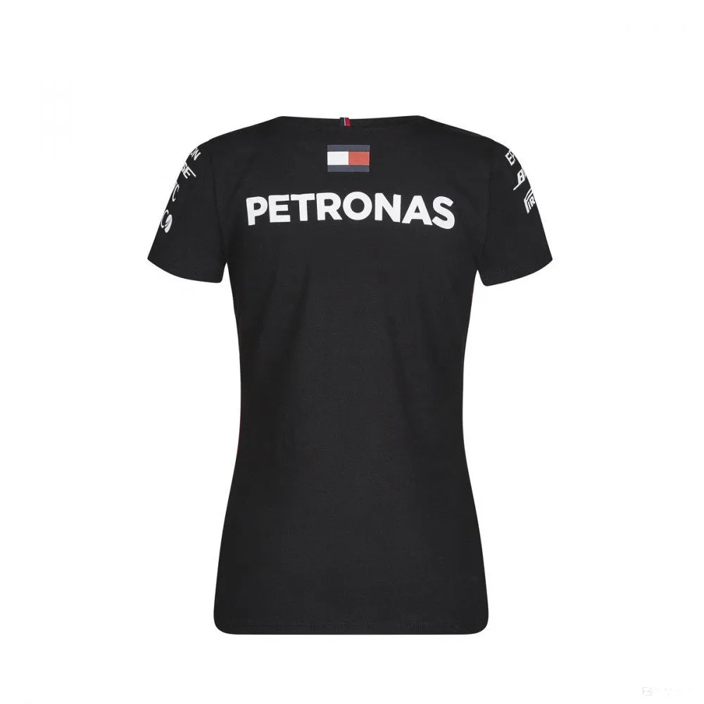 Mercedes Womens T-shirt, Team, Black, 2019