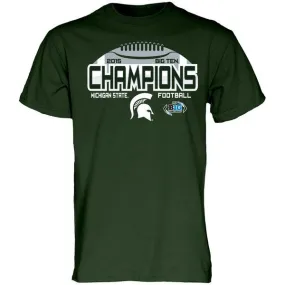 Michigan State Spartans 2015 Big 10 Champions Football Locker Room T-Shirt