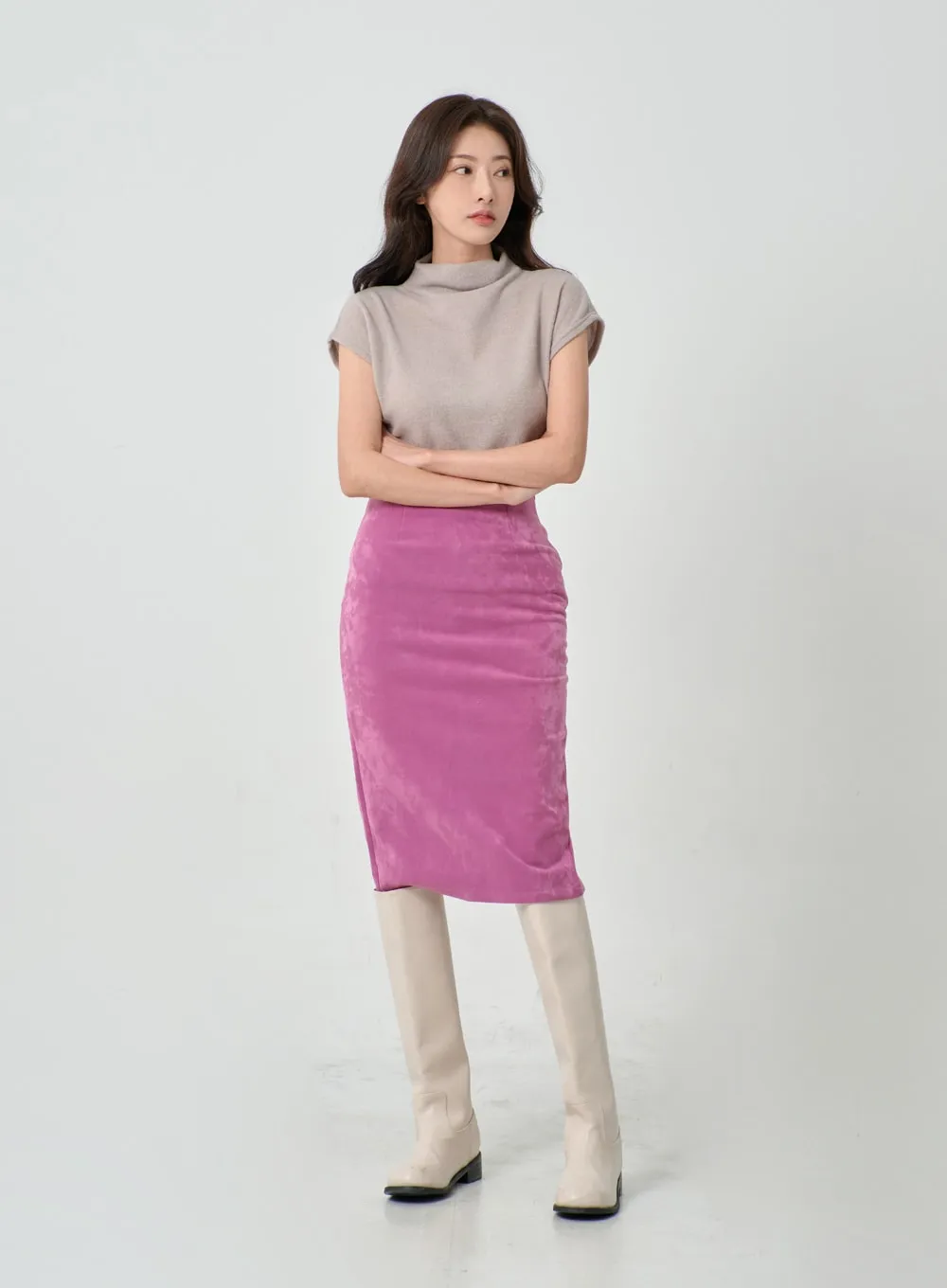 Midi Pencil Skirt IO27