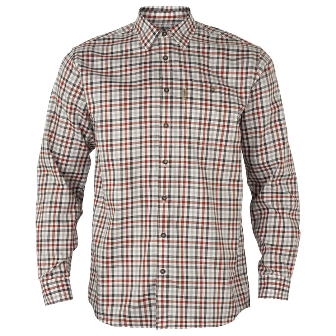 Milford Shirt - Bloodstone Red/White by Harkila