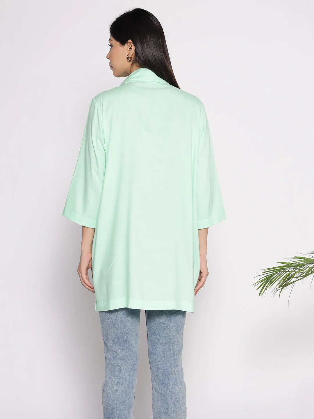 Mint Rayon ShirtTop - Hortensia