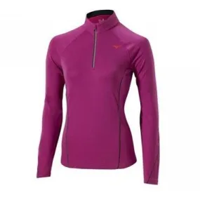 Mizuno Womens Warma Lite 1/2 Zip Ls T-Shirt Aw16