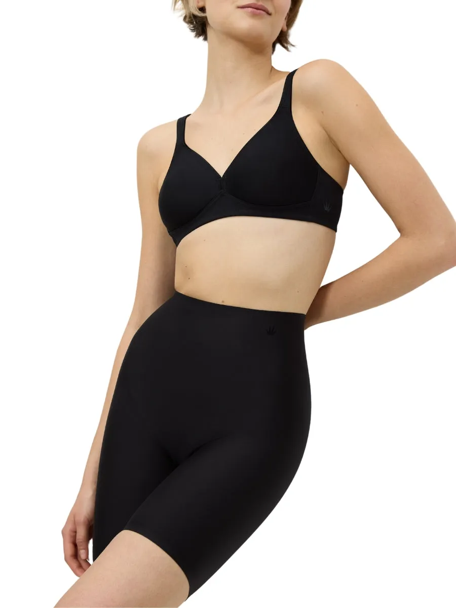 Modern Soft Cotton Non-Wired Bra - Black