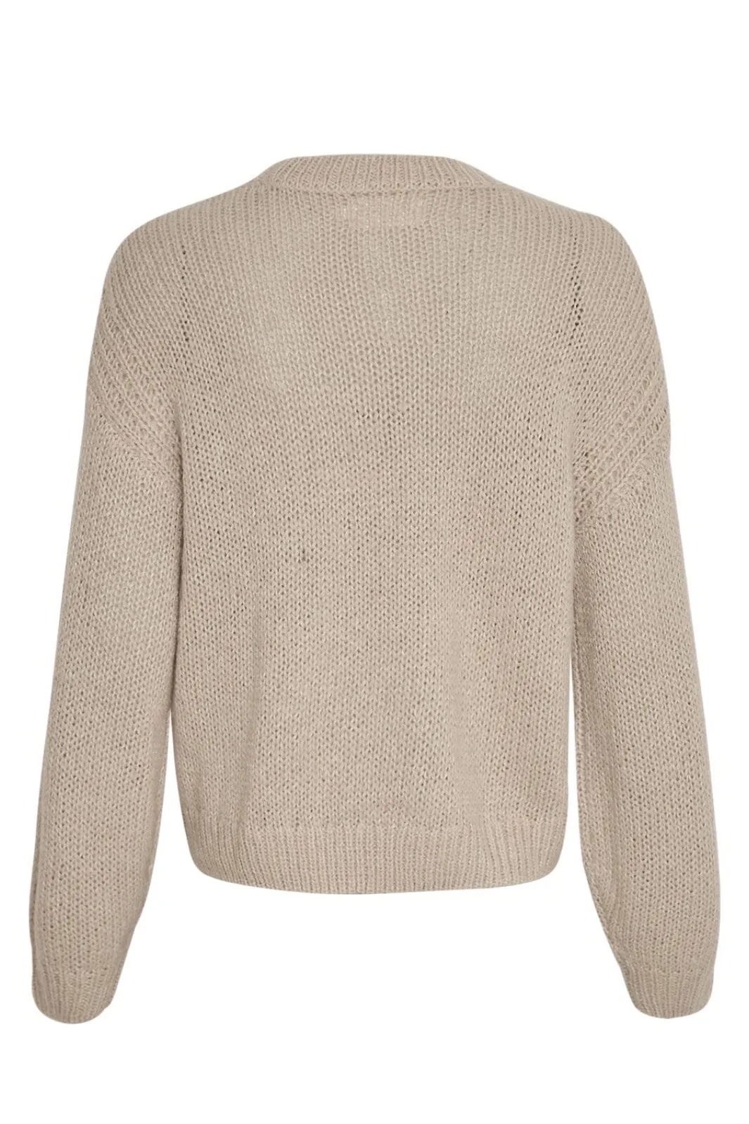 Moss Copenhagen - Mschdiella Heidi Pullover Emb - Oatmeal