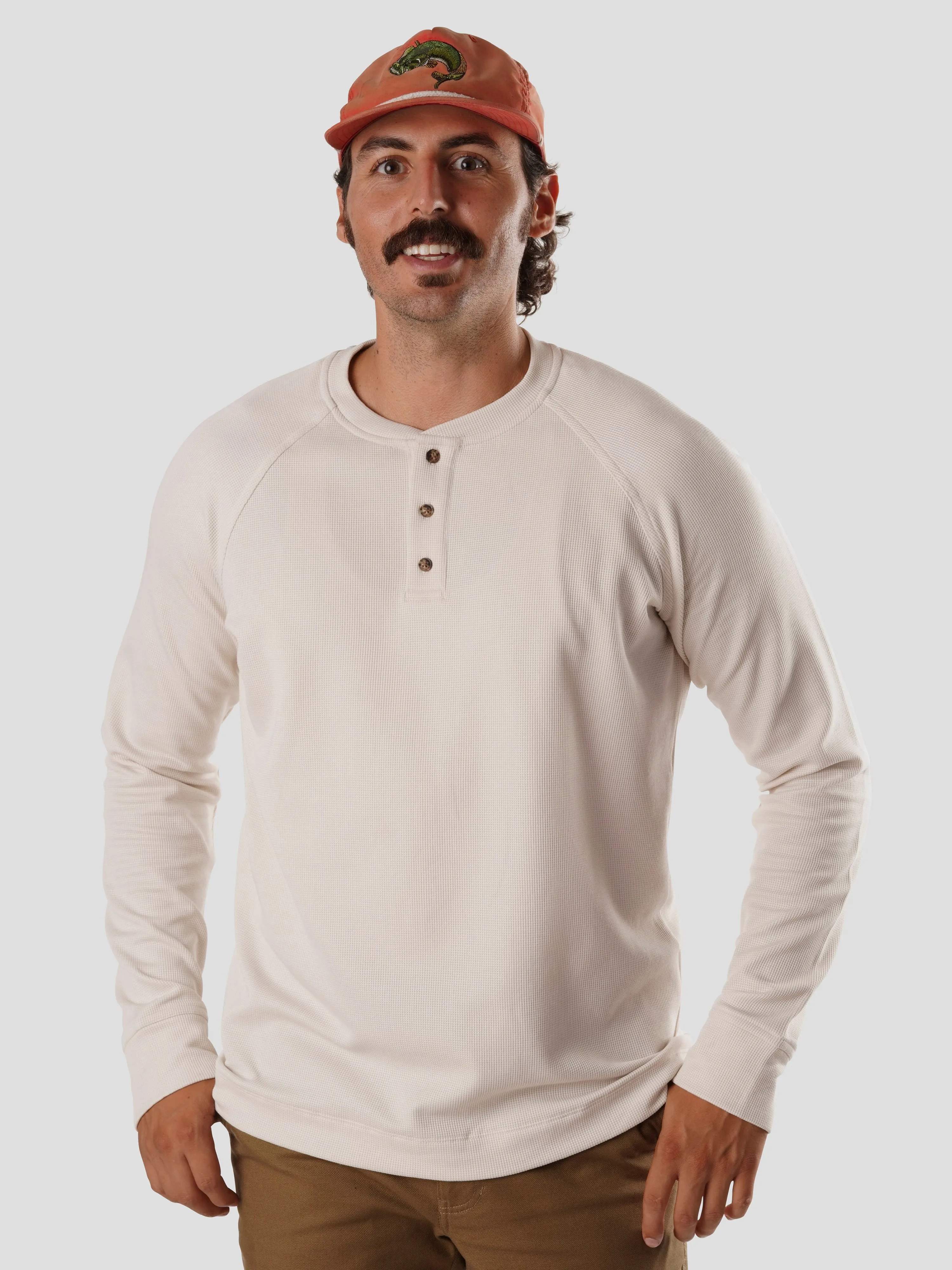 M's Hill Country TurboDry Henley - Birch