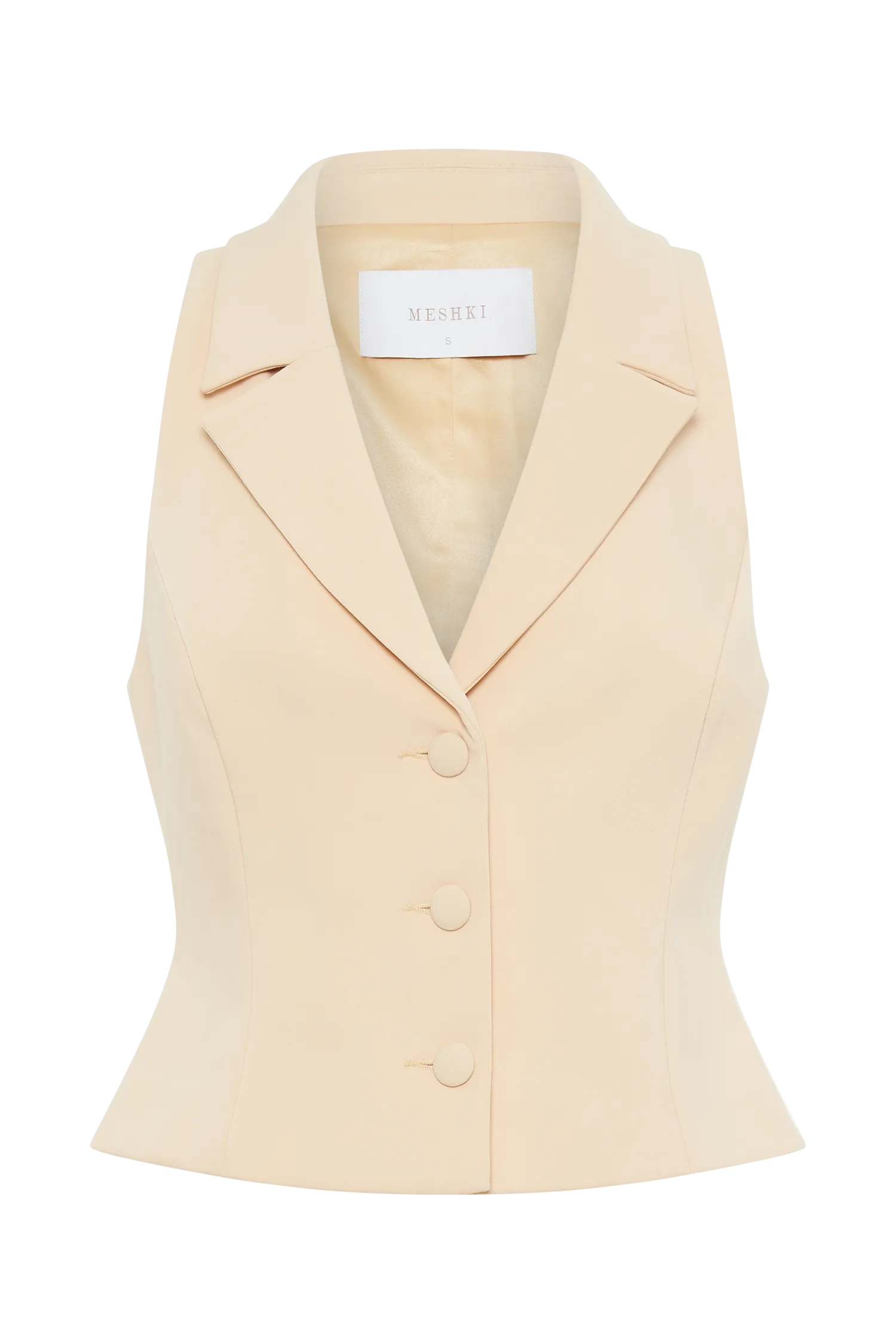 Mura Suiting Vest - Peach