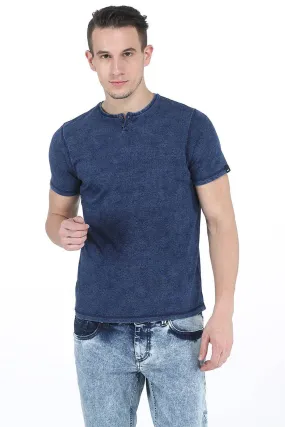 Muscle Fit Henley T Shirt