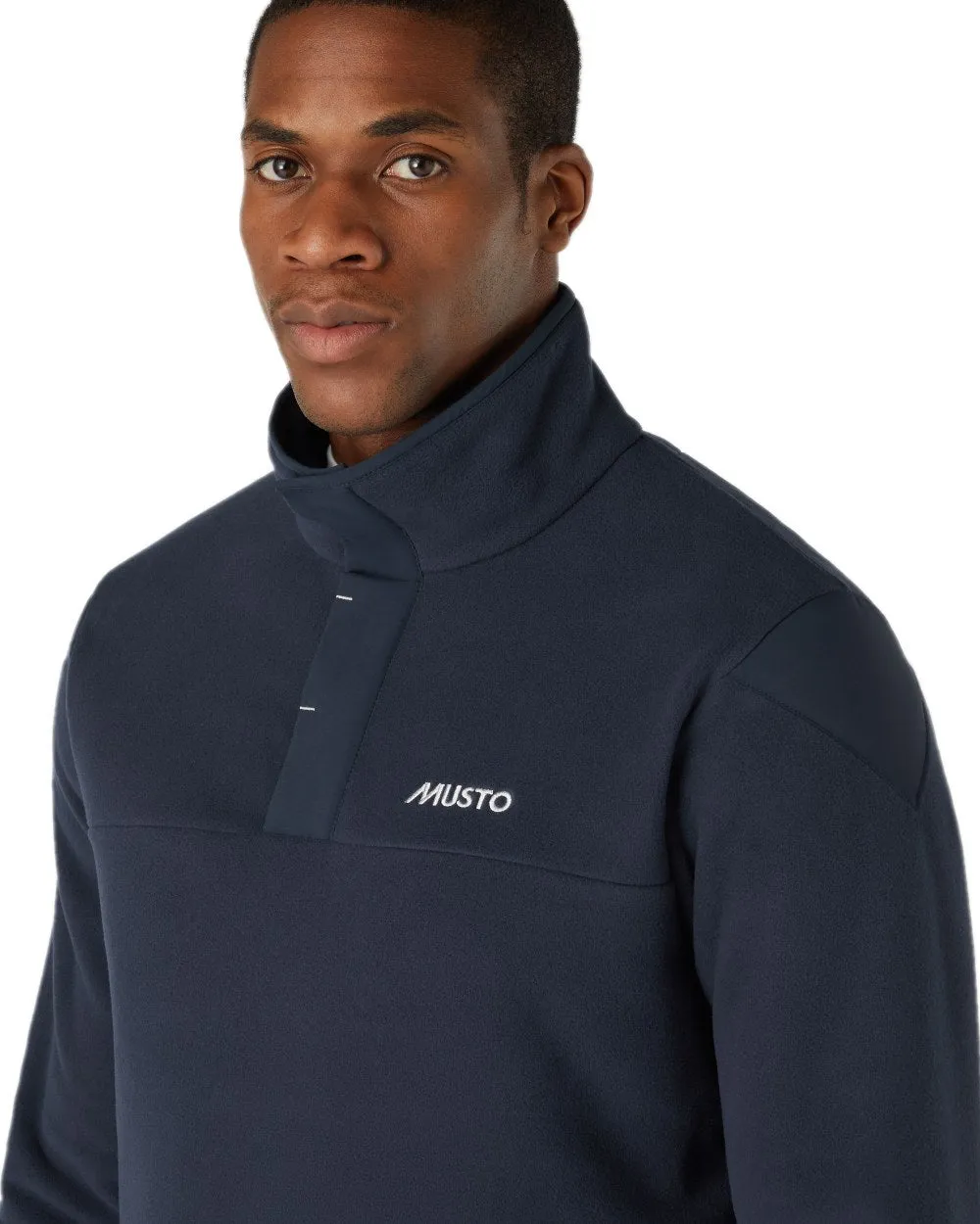 Musto Mens Polartec Snap Pullover Fleece