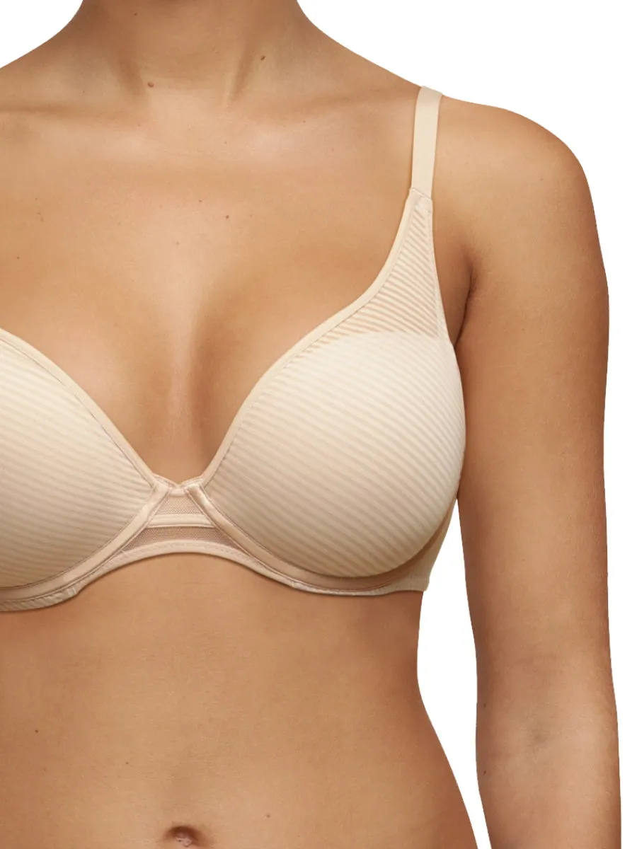 Nais Plunge T-Shirt Bra - Cappuccino