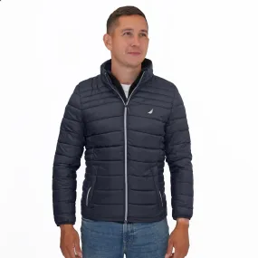 Nautica Performance Double Zip Puffer Jacket Navy