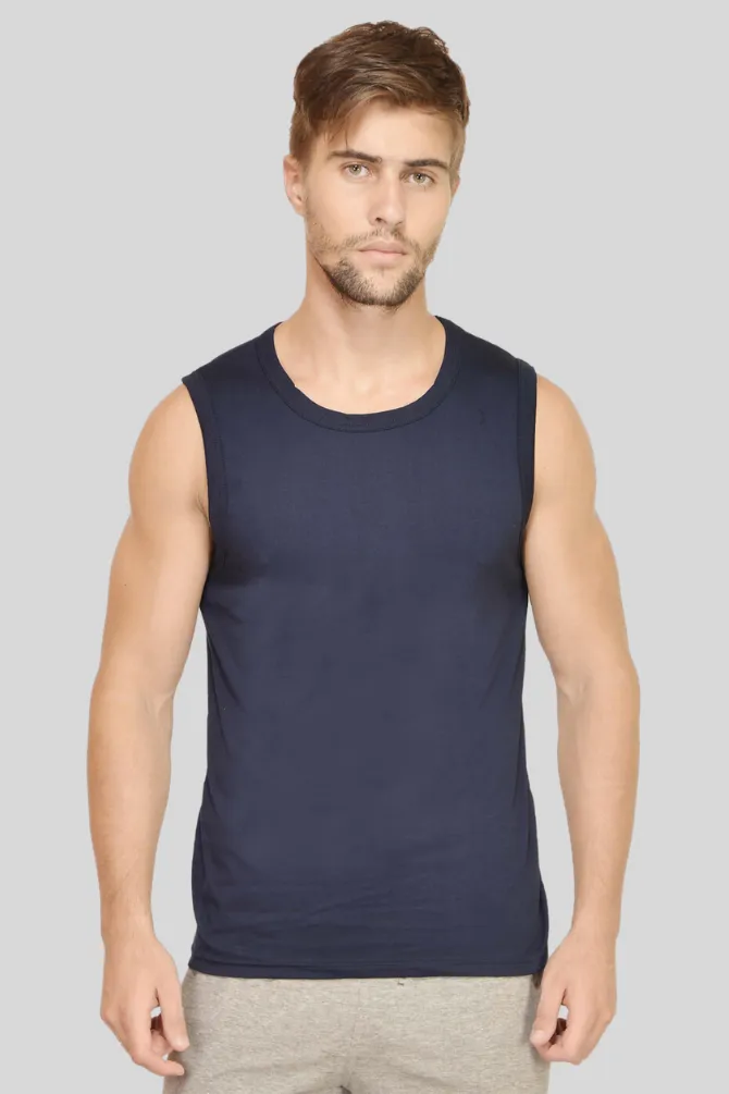 Navy Blue Vest for men