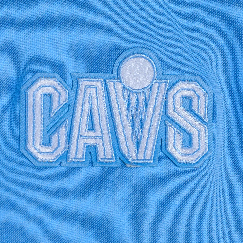 NBA CLEVELAND CAVALIERS CITY EDITION 24-25 WOMEN'S RIB FLC CROPPED PO (UNIVERSITY BLUE)