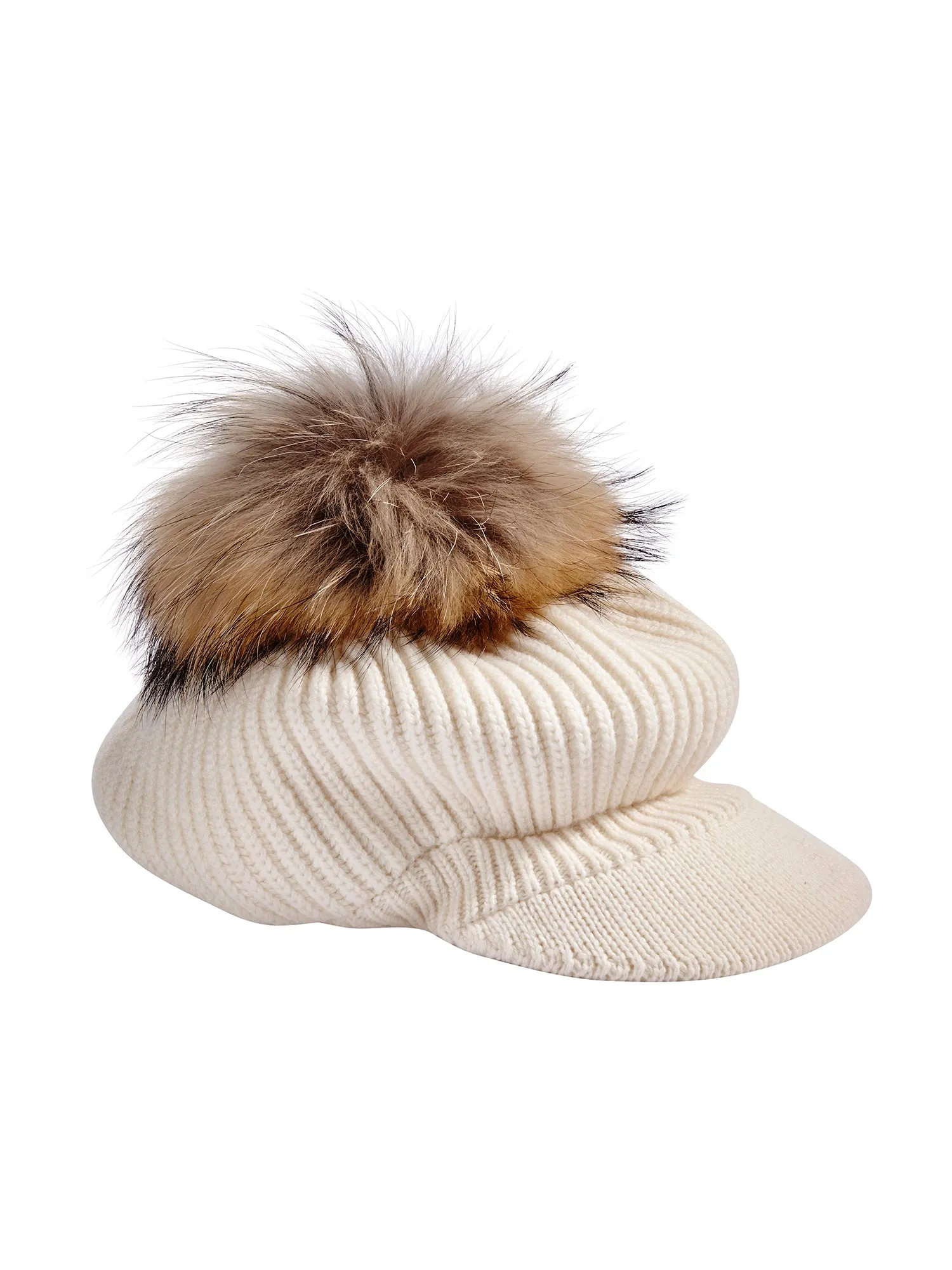 Newsboy Cashmere Knit Hat