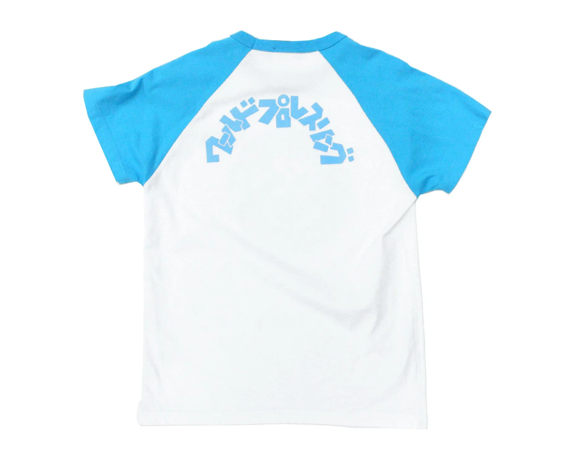 NJPW BLUE RAGLAN SHORTSLEEVE T-SHIRT M