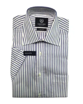 Non Iron Butcher Stripe Shirt