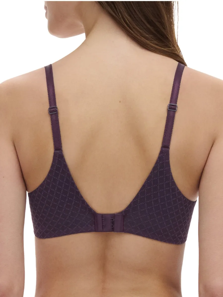 Norah Chic Covering T-Shirt Bra - Aubergine