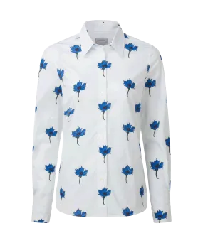 Norfolk Shirt - Cornflower Print