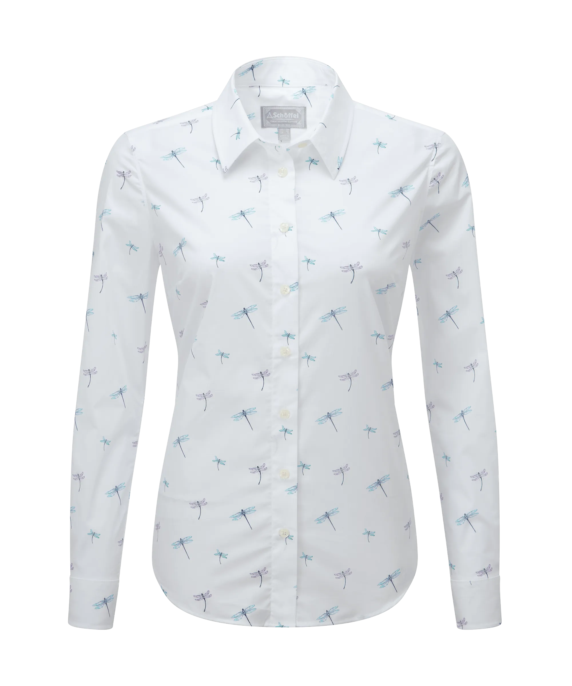 Norfolk Shirt - Dragonfly Print