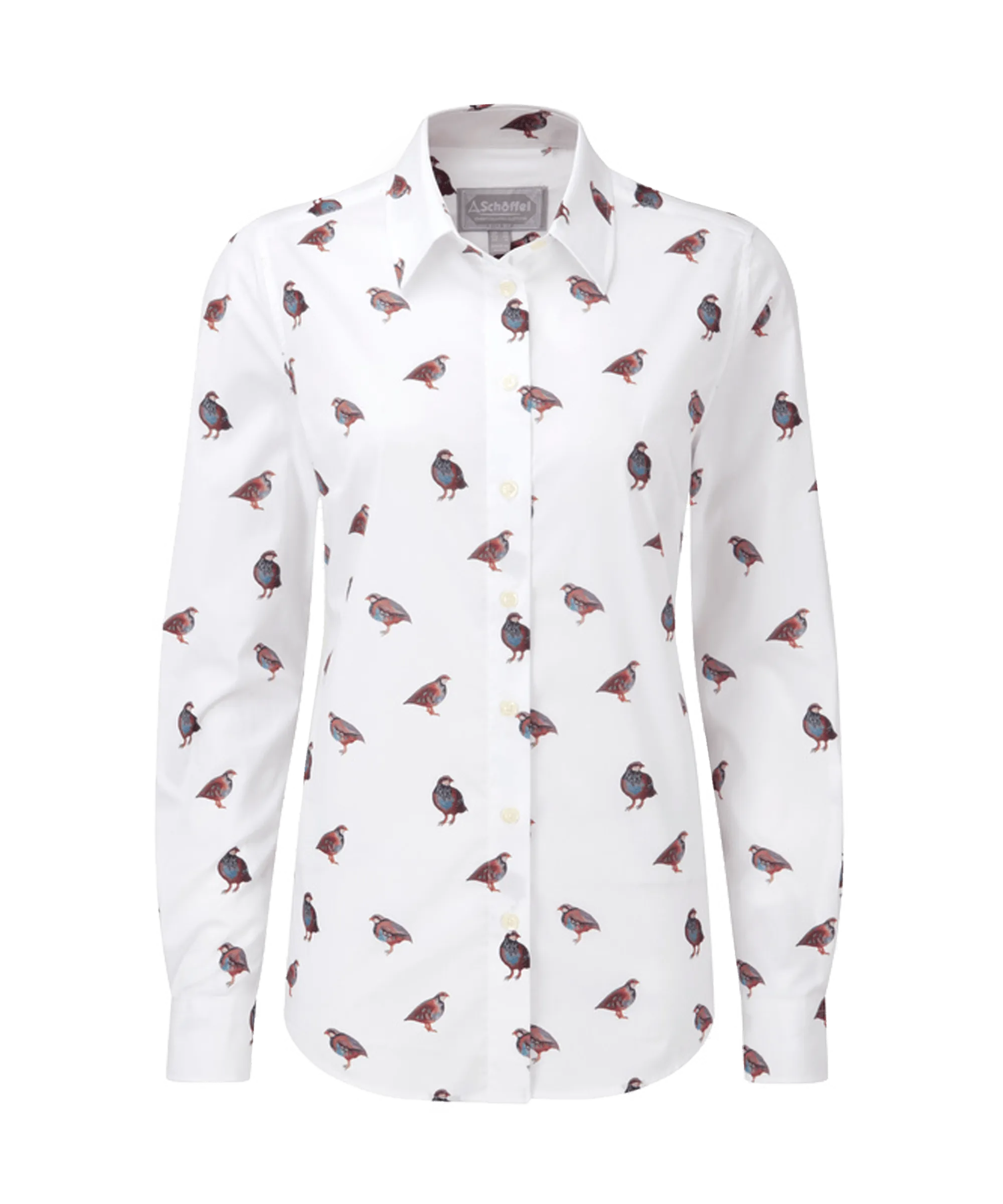 Norfolk Shirt - French Partridge Print