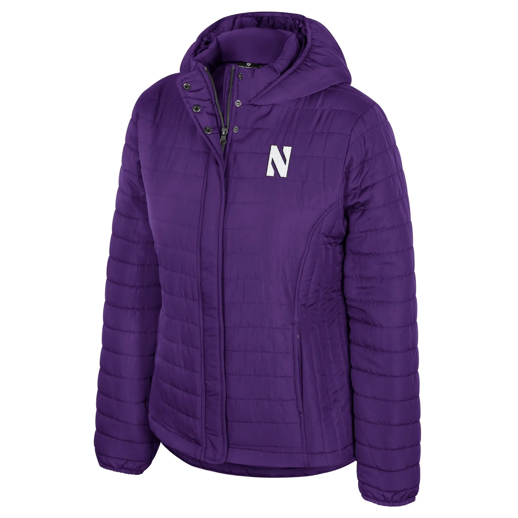 Northwestern Wildcats Women's Purple Puffer Jacket