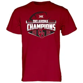 Oklahoma Sooners Blue 84 2016 Big 12 Conference Champions Locker Room T-Shirt