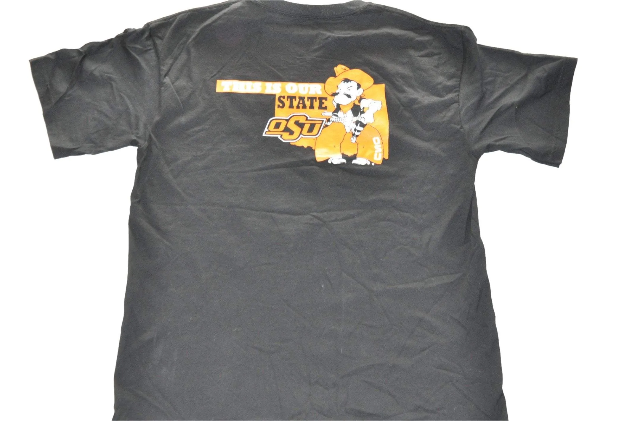 Oklahoma State Cowboys Gear for Sports Making a Statement Black T-Shirt (L)