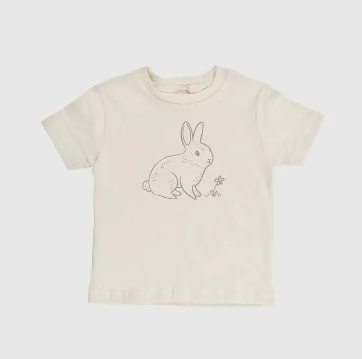 Organic Short Sleeve T-Shirt - Bunny