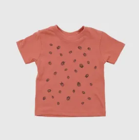 Organic Short Sleeve T-Shirt - Ladybugs