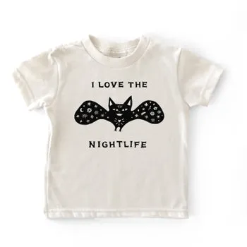 Organic T-Shirt - Natural Disco Bat