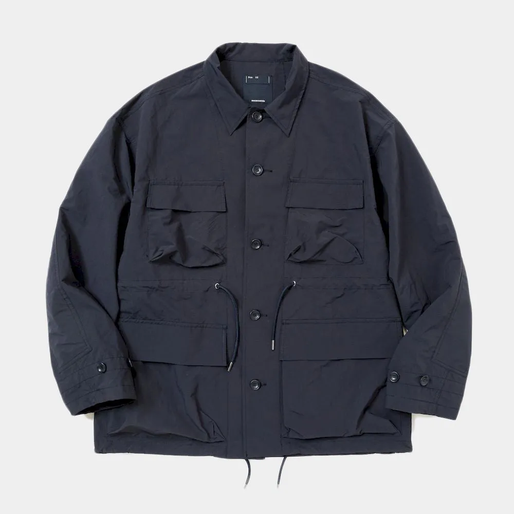 Paper Touch Feather Blouson (Navy) / MW-SH24102