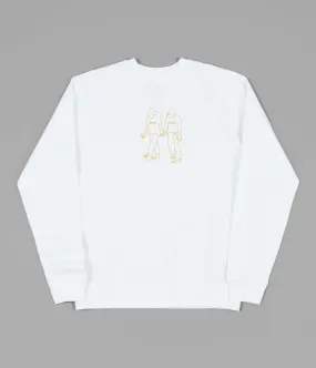 Paradise NYC Gonz Soulmates Crewneck Sweatshirt - White