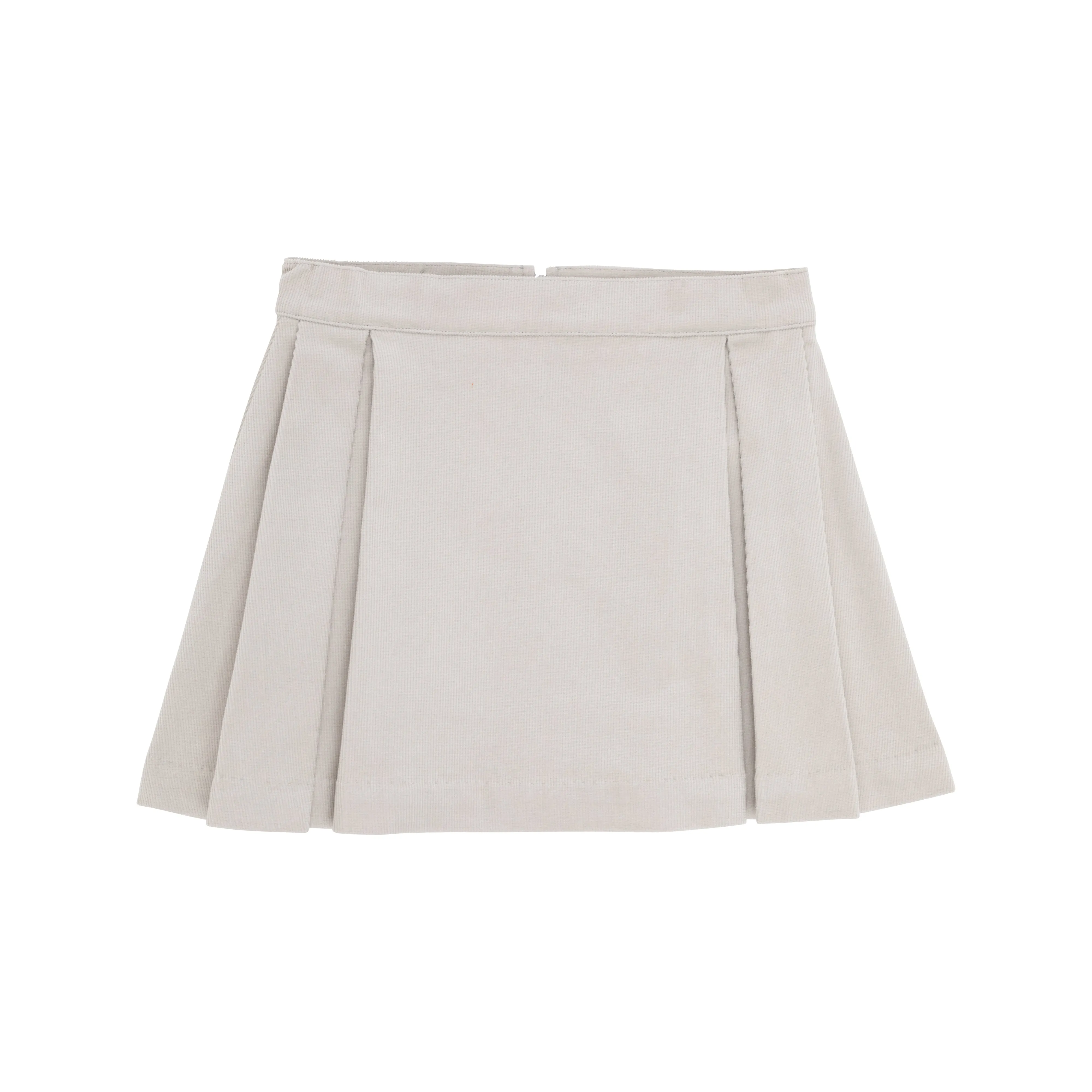 Parson Pleated Skirt (Corduroy) - Sandy Springs Stone