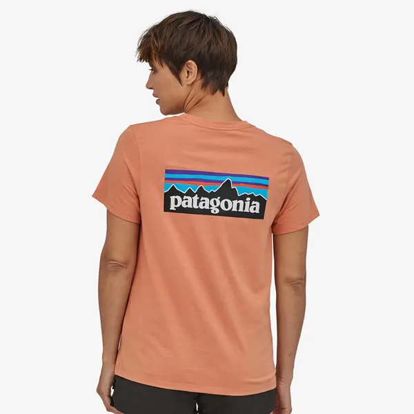 Patagonia Women's P-6 Logo Organic Cotton Crew T-Shirt