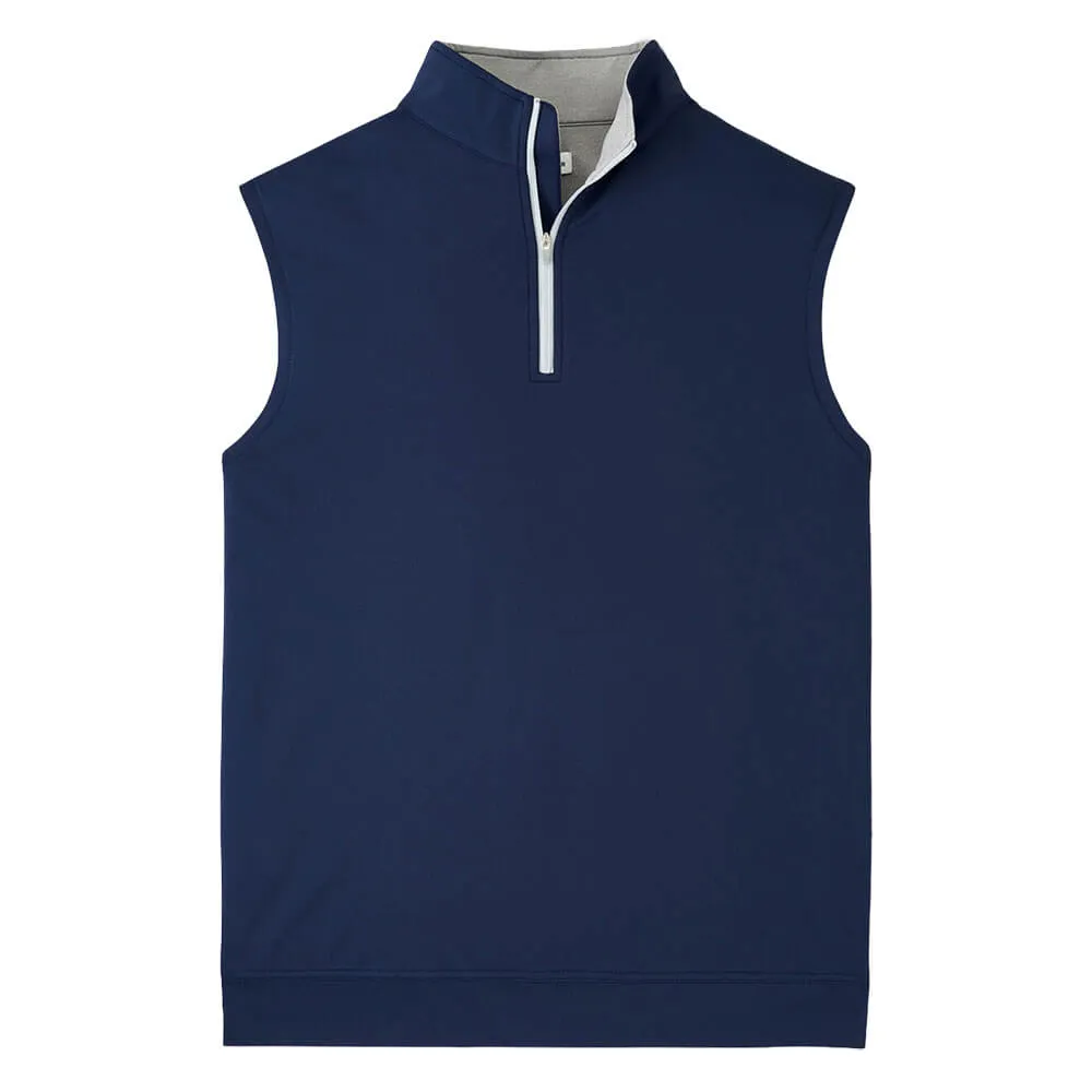 Peter Millar Galway Performance Quarter-Zip Vest - Navy*