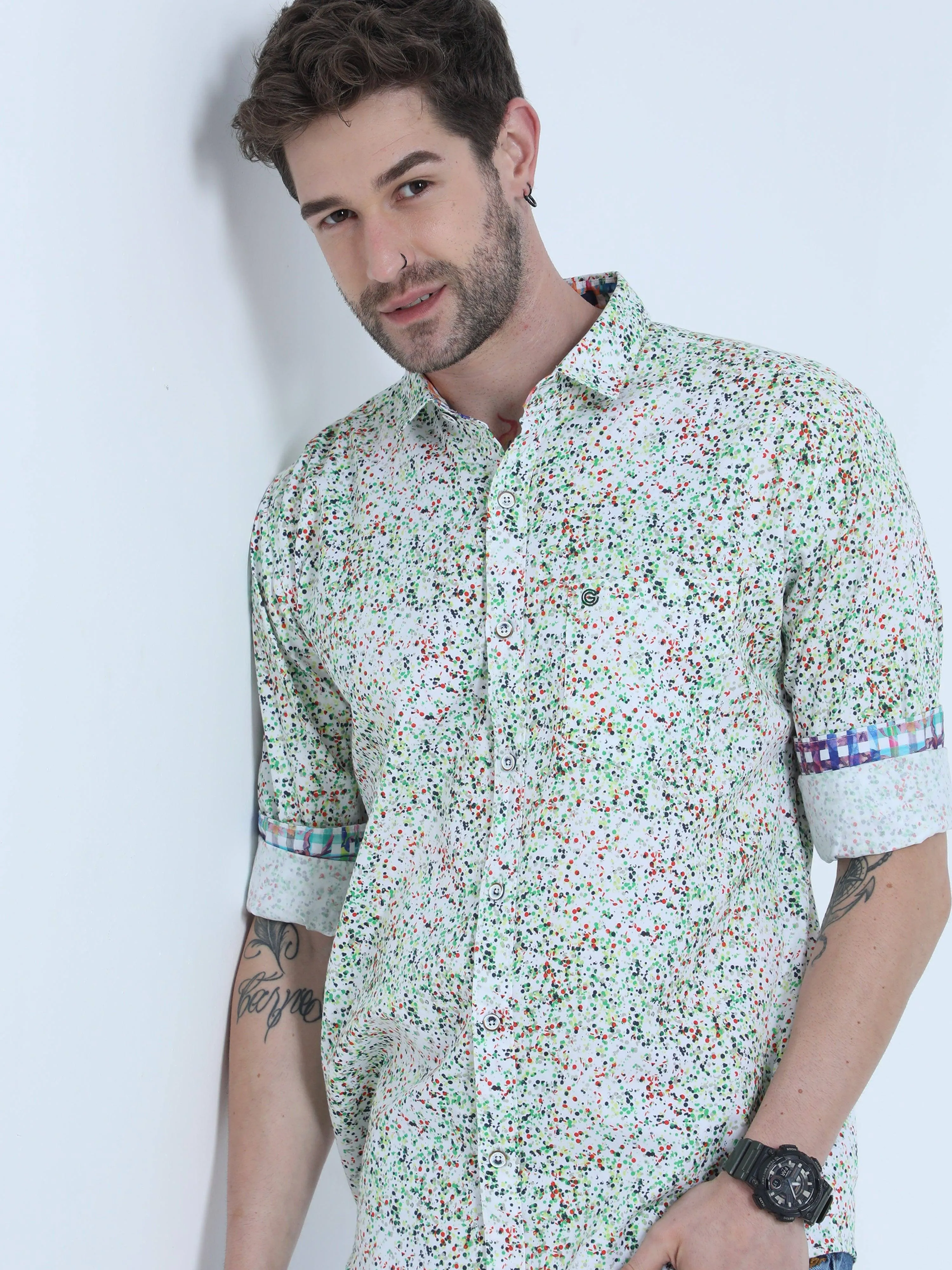 Philip Men's Printed Casual Shirts