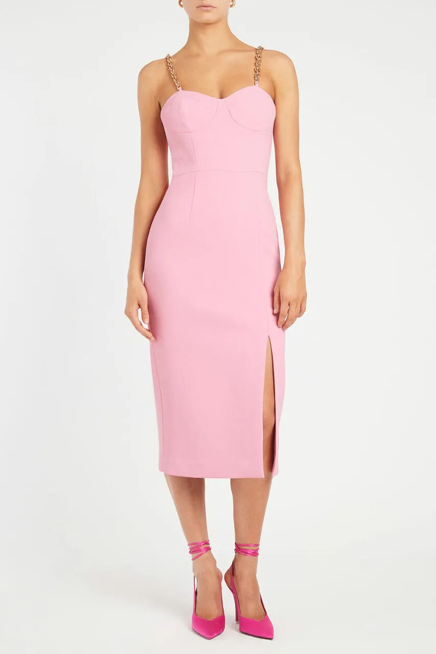 PIERSON MIDI DRESS PINK