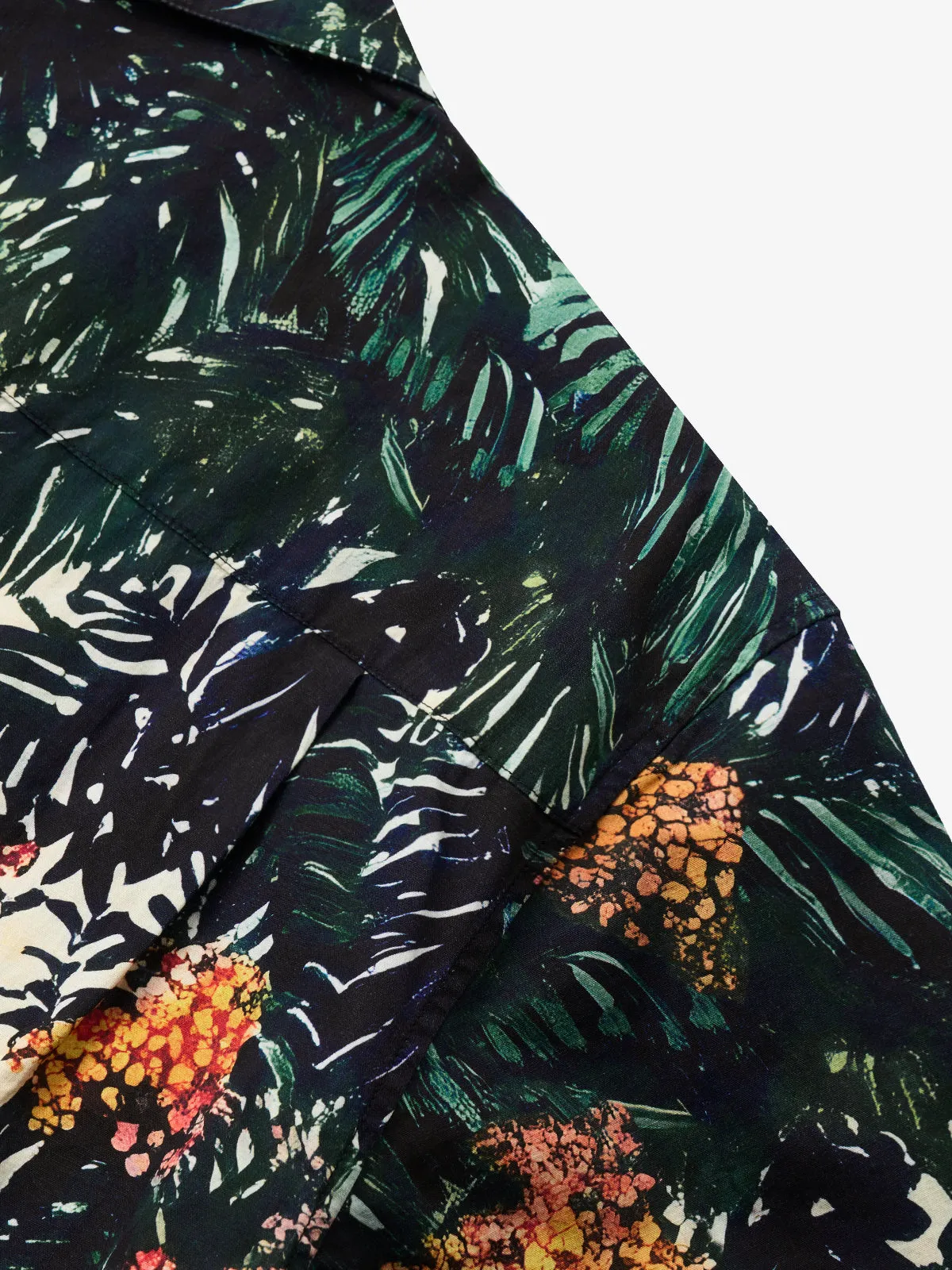 Playful Tiger & Tropical Rainforest Cotton Shirt