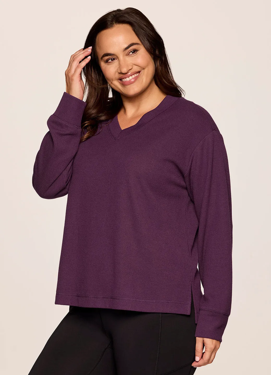 Plus Weekend Reset Pullover