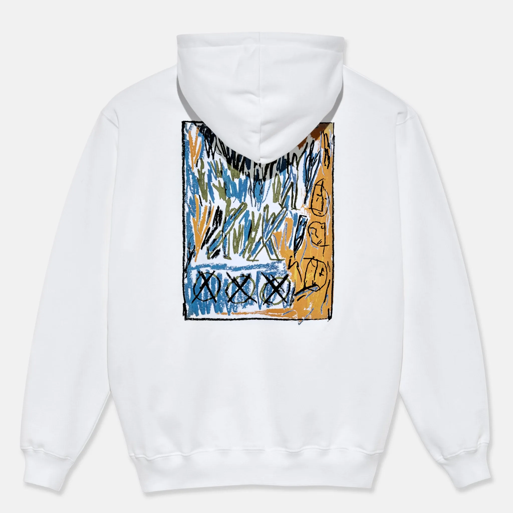 Polar Skate Co. - Campfire Pullover Hooded Sweatshirt - White