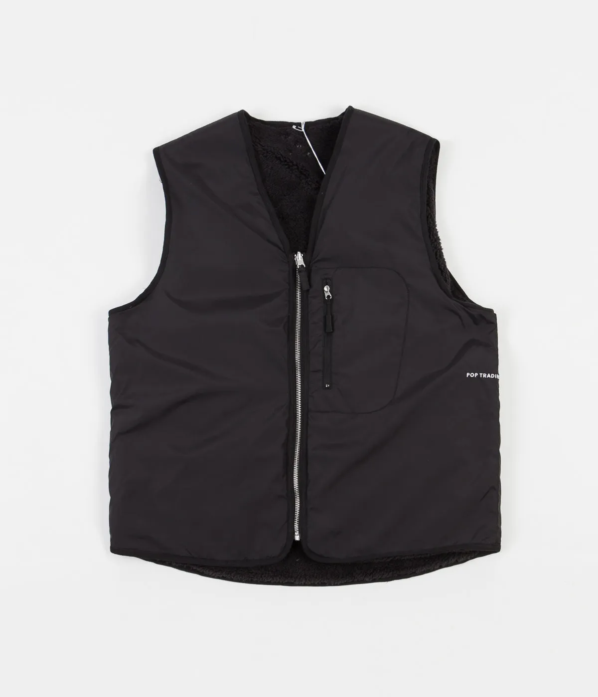 Pop Trading Company Harold Reversible Vest - Anthracite