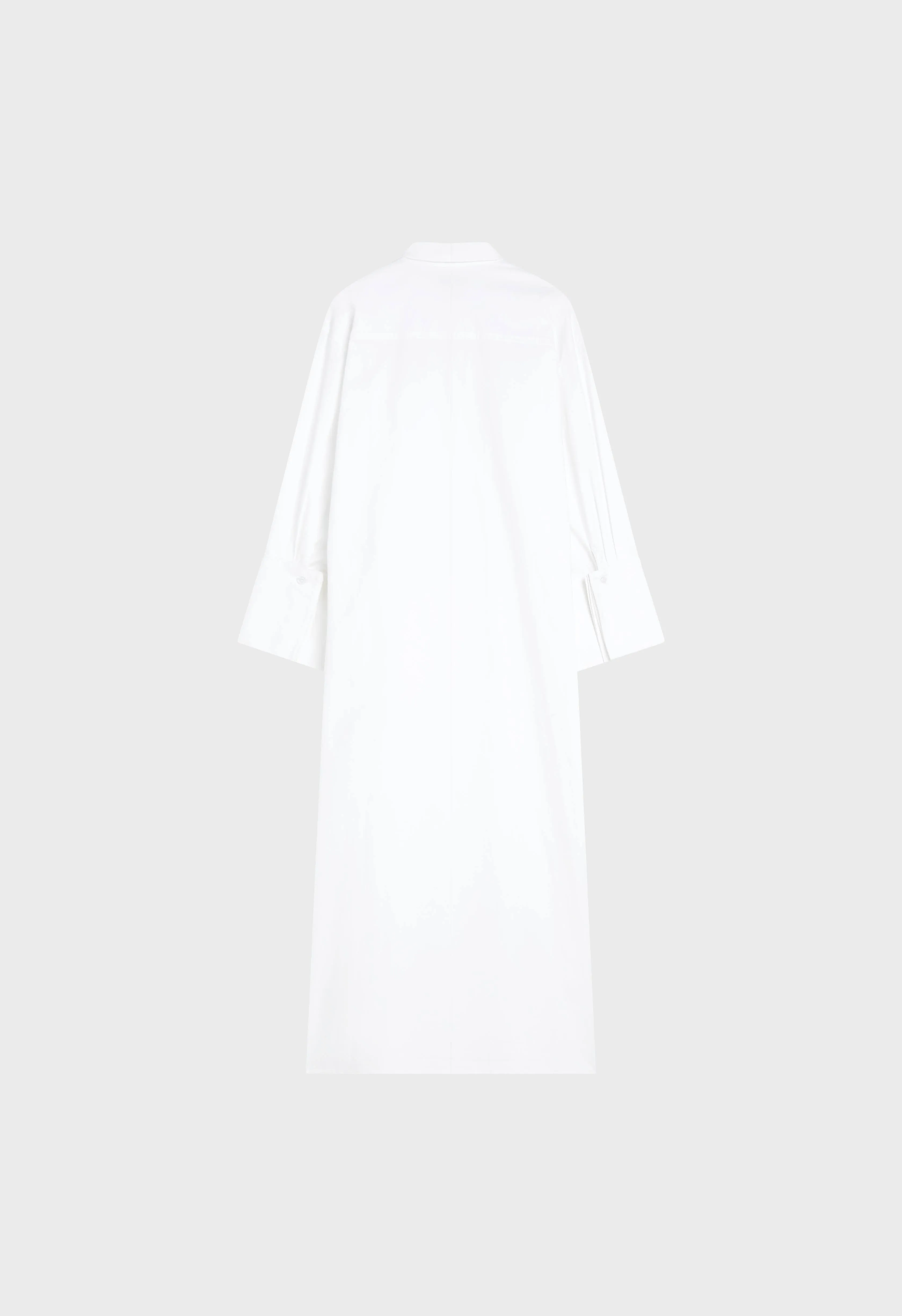 Poplin Long Shirt | White